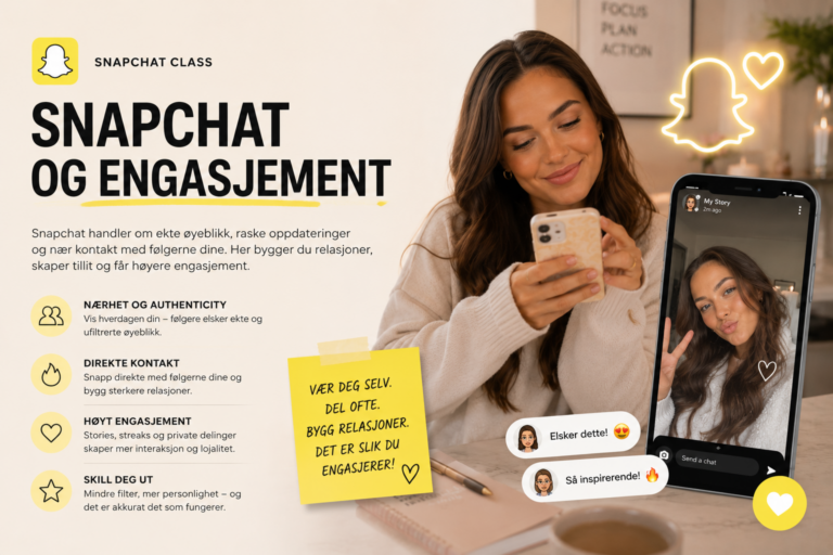 snapchat og engasjement